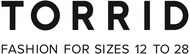 TORRID logo TORRID $15 off $75 In-store & Online